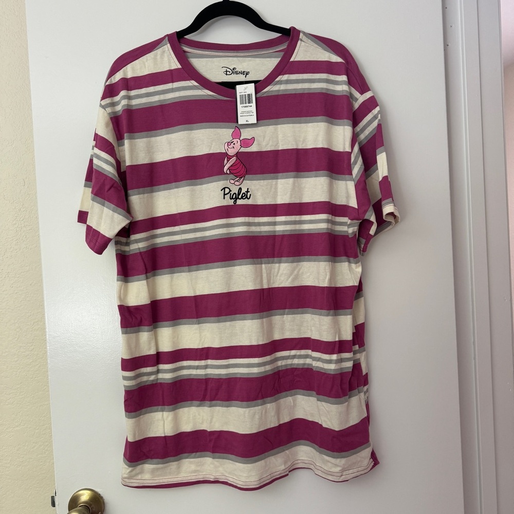NWT Striped Piglet shirt size XL